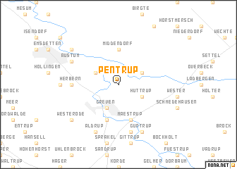 map of Pentrup