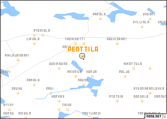 map of Penttilä