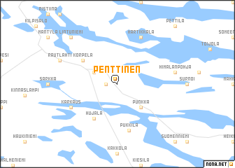 map of Penttinen