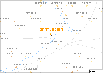 map of Pentyurino