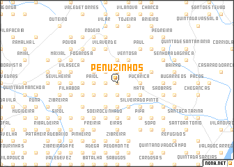 map of Penuzinhos