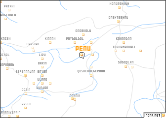 map of Penū