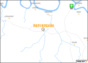 map of Penyengkak