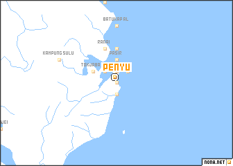 map of Penyu