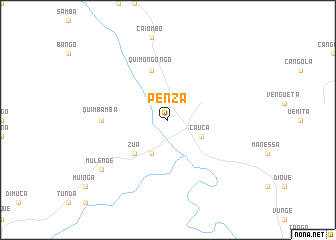map of Penza