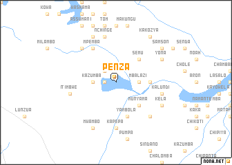 map of Penza