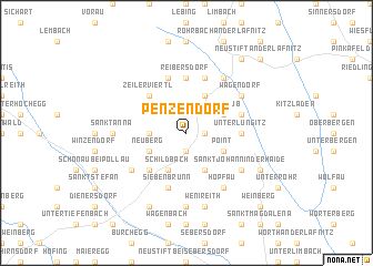 map of Penzendorf
