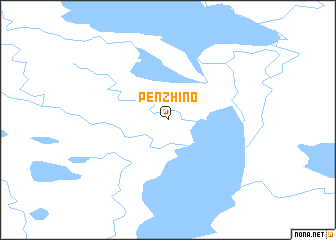 map of Penzhino