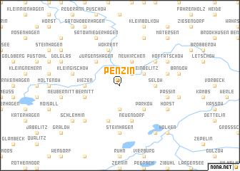 map of Penzin