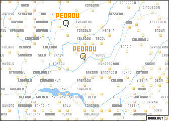 map of Péoaou