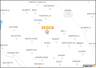 map of Peoria