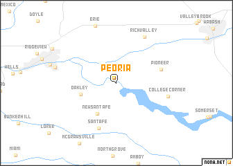 map of Peoria