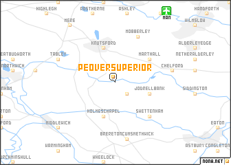 map of Peover Superior