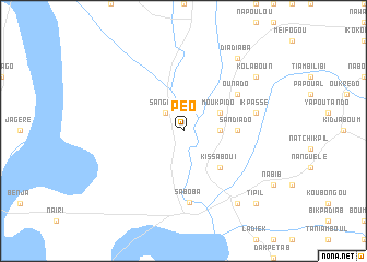 map of Peo