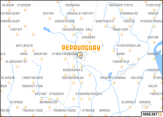 map of Pepaungdaw