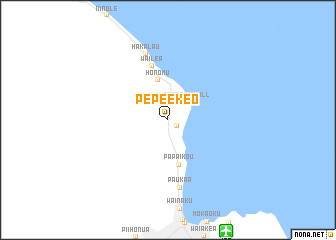 map of Pepeekeo