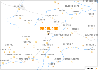 map of Pepelana