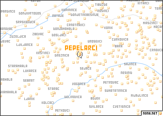 map of Pepelarci