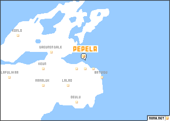 map of Pepela