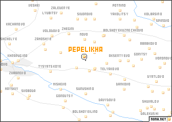 map of Pepelikha