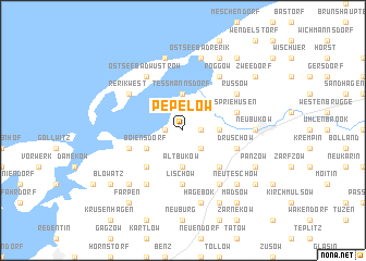 Pepelow (Germany) map - nona.net