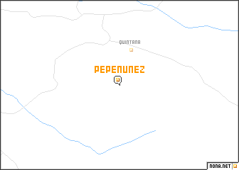 map of Pepe Núñez