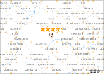 map of Pepe Pérez