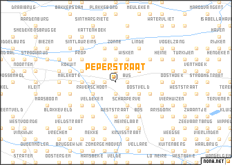 map of Peperstraat