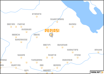 map of Pepiasi