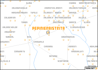 map of Pepiniera Istriţa