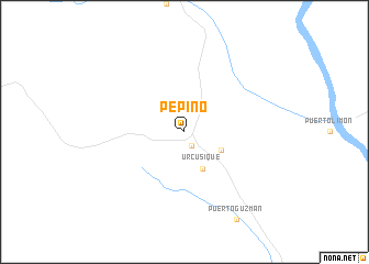 map of Pepino