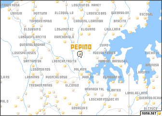 map of Pepino