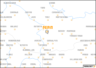 map of Pepín