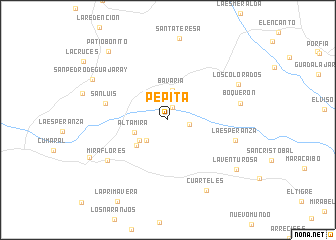 map of Pepita