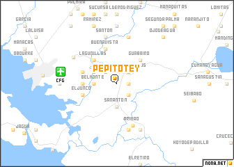 map of Pepito Tey