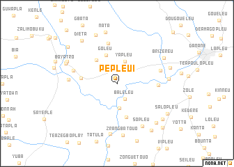 map of Pepleu I