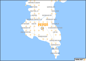 map of Pépon