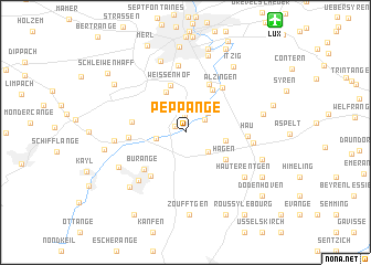 map of Peppange