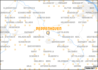 map of Peppenhoven