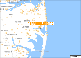 map of Peppers Landing