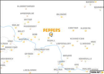 map of Peppers