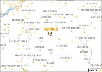 map of Pepper