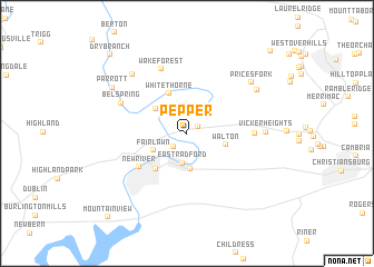 map of Pepper