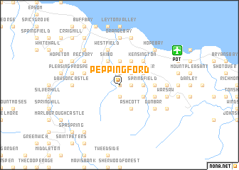 map of Peppingford