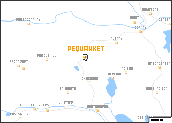 map of Pequawket