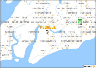 map of Pequeje