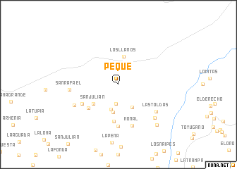 map of Peque