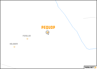 map of Pequop