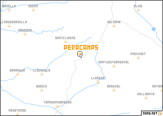 map of Peracamps