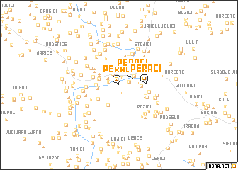 map of Peraći